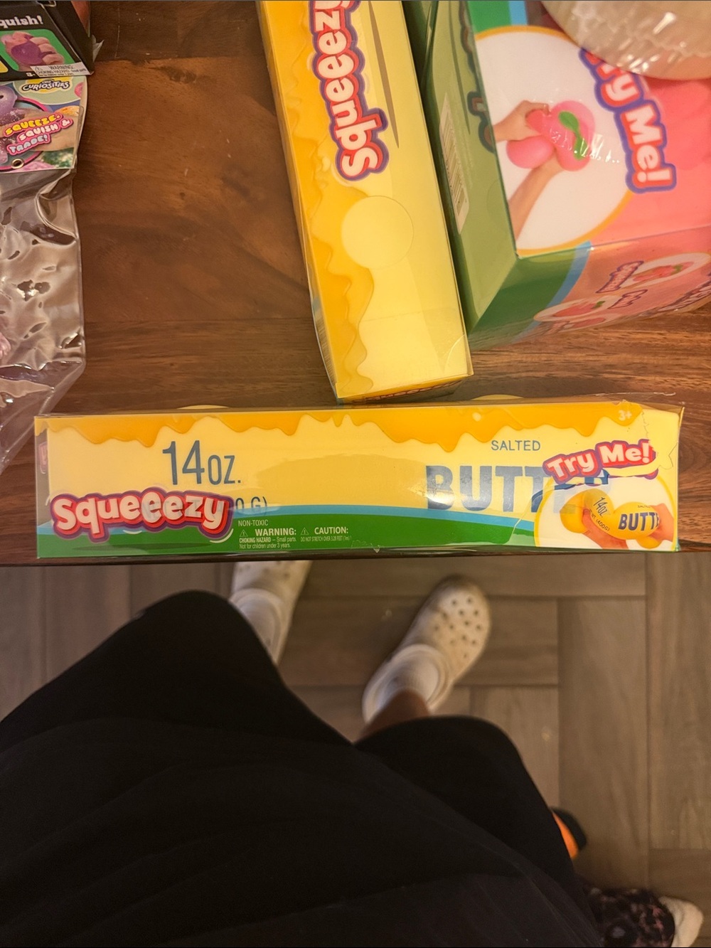 Squeeze Salted Butter Squeezy Toy - Yellow